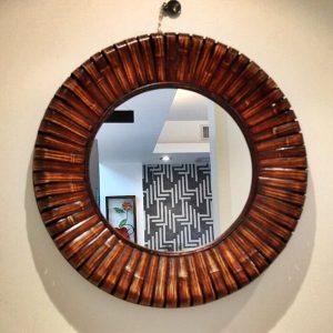 Jual Bingkai Cermin Bambu Kirim ke Banten: Custom & Ready Stock - Bambu.Furnitur.co.id