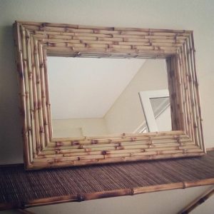 Jual Bingkai Cermin Bambu Kirim ke Kudus: Custom & Ready Stock - Bambu.Furnitur.co.id