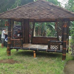 Jual Gazebo Bambu Kirim ke Batang: Custom & Ready Stock - Bambu.Furnitur.co.id